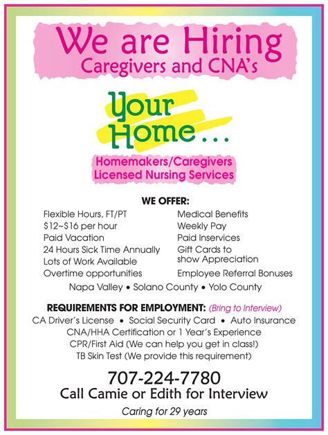CNA - Certified Nursing Assistant / Geriatric Nursing Assistant Job Requirements include: CNA/GNA certification; 1 year experience; Valid driver’s license; Reliable car / auto insurance; Current PPD and CPR; Available: Part-time, Full-time, PRN, Weekends only. Job Types: Full-time, Part-time, Contract. Salary: $15.00 - $17.00 per hour ...
